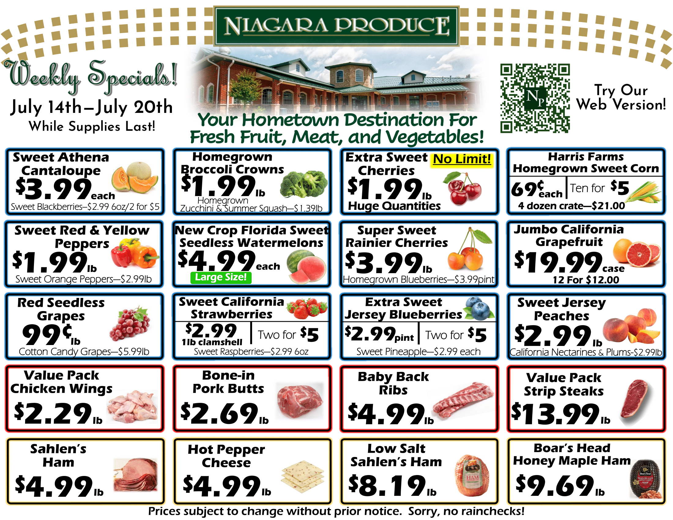 Weekly Specials Niagara Produce